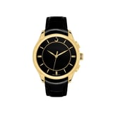 ساعة بريمير 360 ذهبي جلد - 40mm