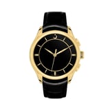 ساعة بريمير 360 ذهبي جلد - 44mm