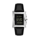 Classic Watch WL-08L - Silver - Black Strap