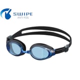 V-640ASA نظارات سباحة SWIPE للياقة البدنية (عدسة منحنية) - BLBK