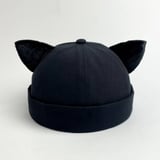 Cap On Map | CUTE KITTEN - BLACK