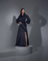 Kimono dress - اسود - 42