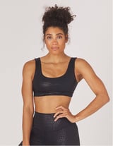 Glyder - Splendid Bra - Black/Black Gator - XS