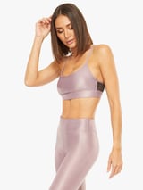 Koral - Slate Infinity Bra - Satin/Black - XS