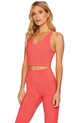 Beach Riot - Ruby Top - Hibiscus - XS