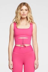 Year Of Ours - Corset Crop - S - Magenta