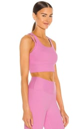 Year Of Ours - The Double Rib Bra - True Pink - XS