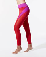 Michi - Raven Legging - Magenta/Fire Red - L