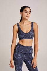 Varley - Kellam Bra - Slate Floral - M
