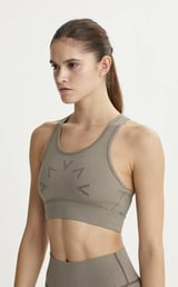 Varley - Berkeley Bra - L - Driftwood Mini Dots