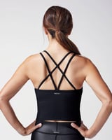 Michi - Reflex Cropped Top - Black - L