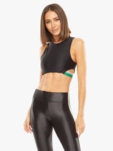 Koral - Dayside Crop Top - Black - S