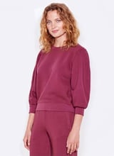 Sundry - 3/4 Sleeve Sweatshirt - Maroon - L