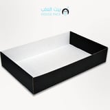 علب كرتونية بدون غطاء 35*55*10 - اسود 35*55*10 - قطعة واحدة