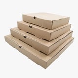 علب بيتزا33*33*4سم - بني