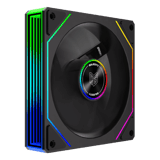مروحة تبريد ماجيستي إنفينيتي 120mm ARGB – 1800RPM، تحكم PWM، محمل هيدروليكي، شر - اسود