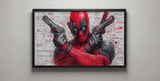 لوحه ديدبول - فن الكولاج - A4 : 29.7 × 21.0 سم - بدون ايطار