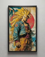 لوحه غوكو - 40*30 / A3 - مع ايطار