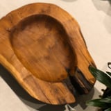 Teak wood bowl - B