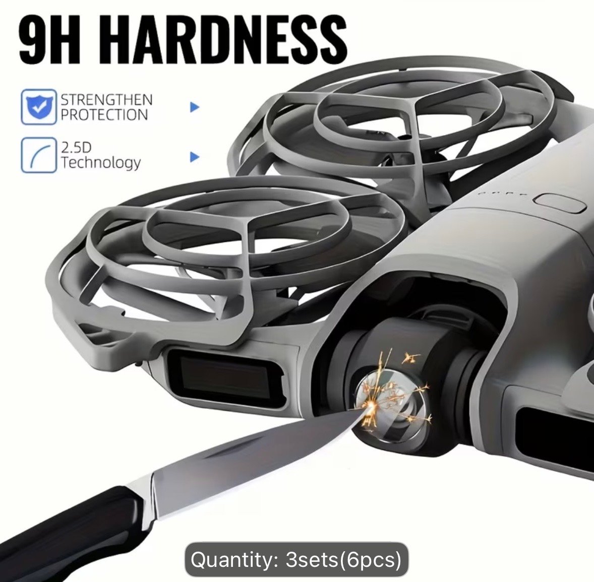 لصقة حماية لكاميرا درون dji neo 2 - صورة 3