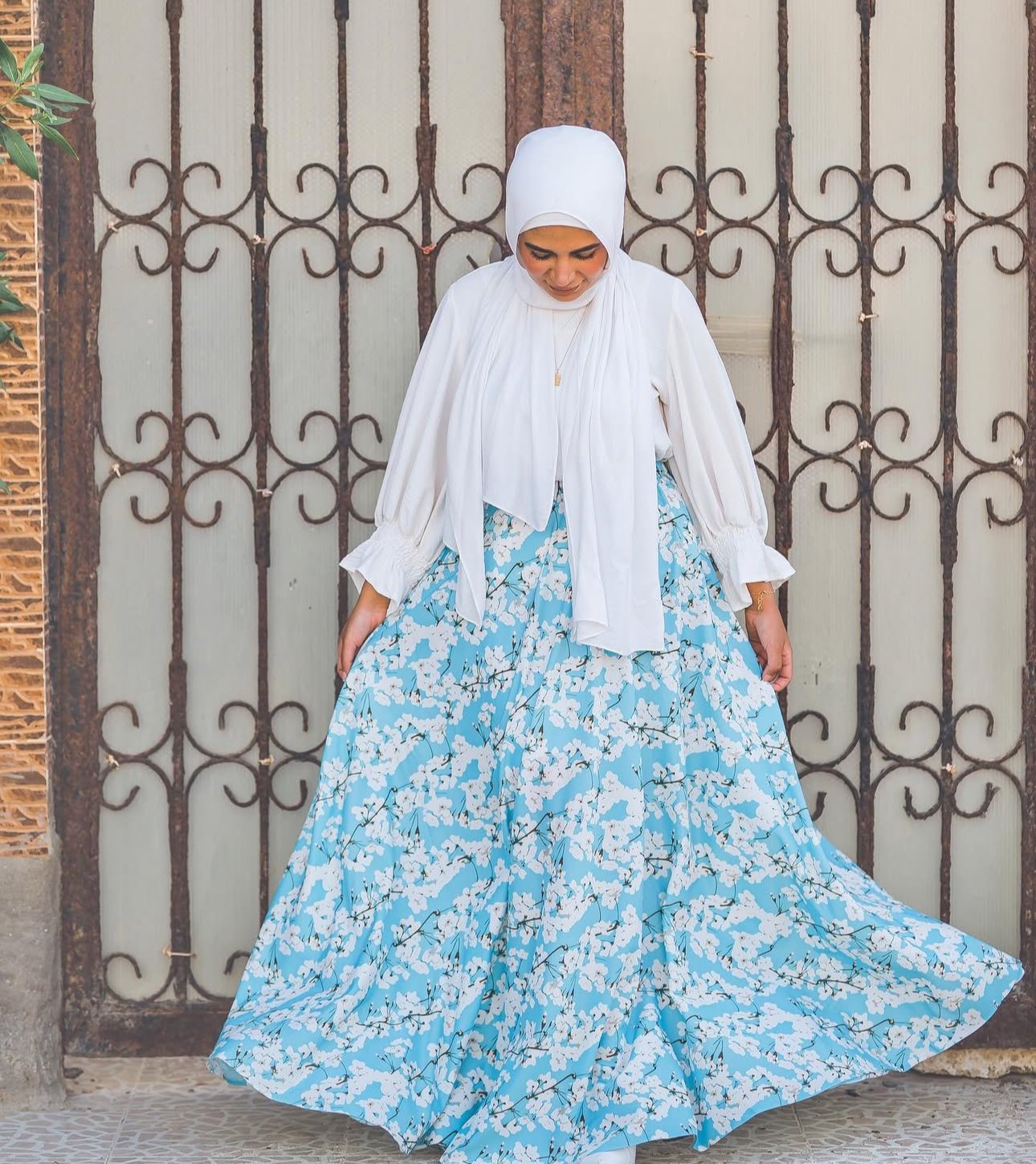 Almond blossoms long skirt - Image 3