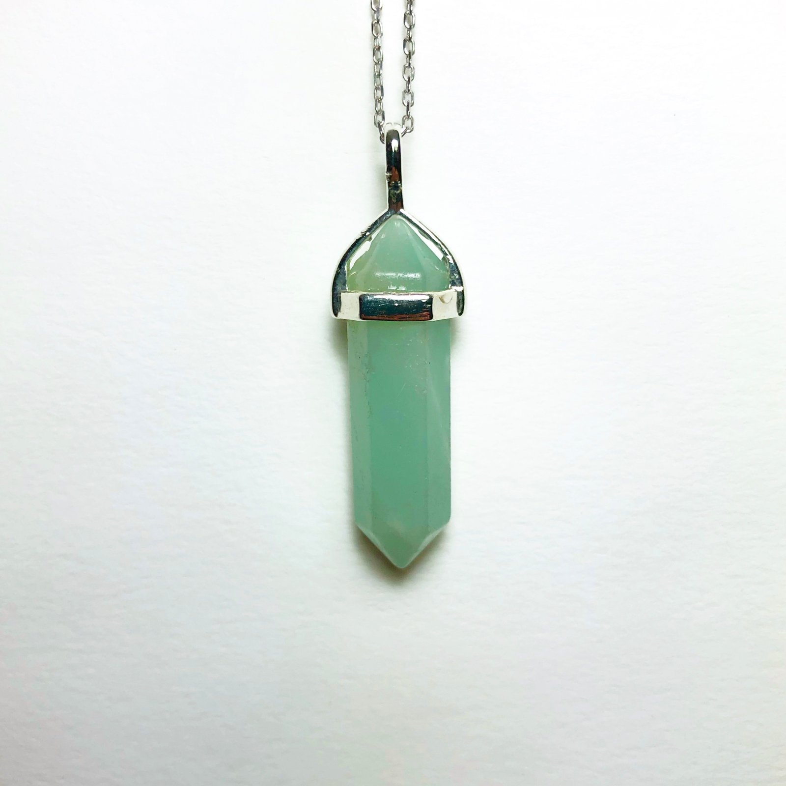 NATURAL AMAZONITE STONE NECKLACE  - Image 1