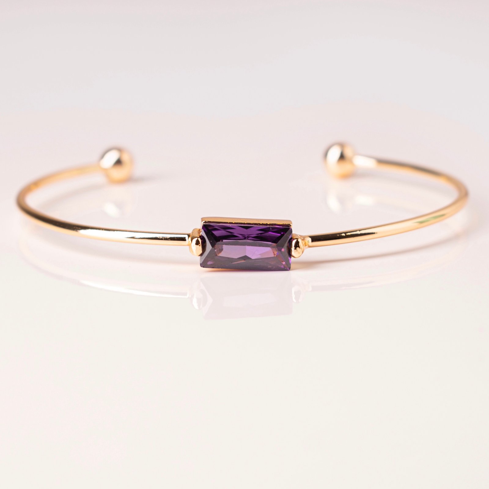 PURPLE CRYSTAL BRACELET  - Image 2