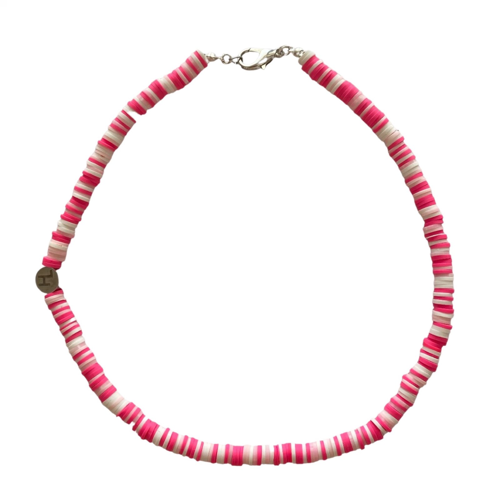 PINK & WHITE CHOKER 