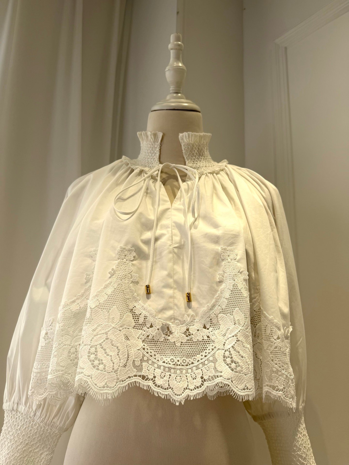Lace cotton shirt by زيمرمان - Image 4