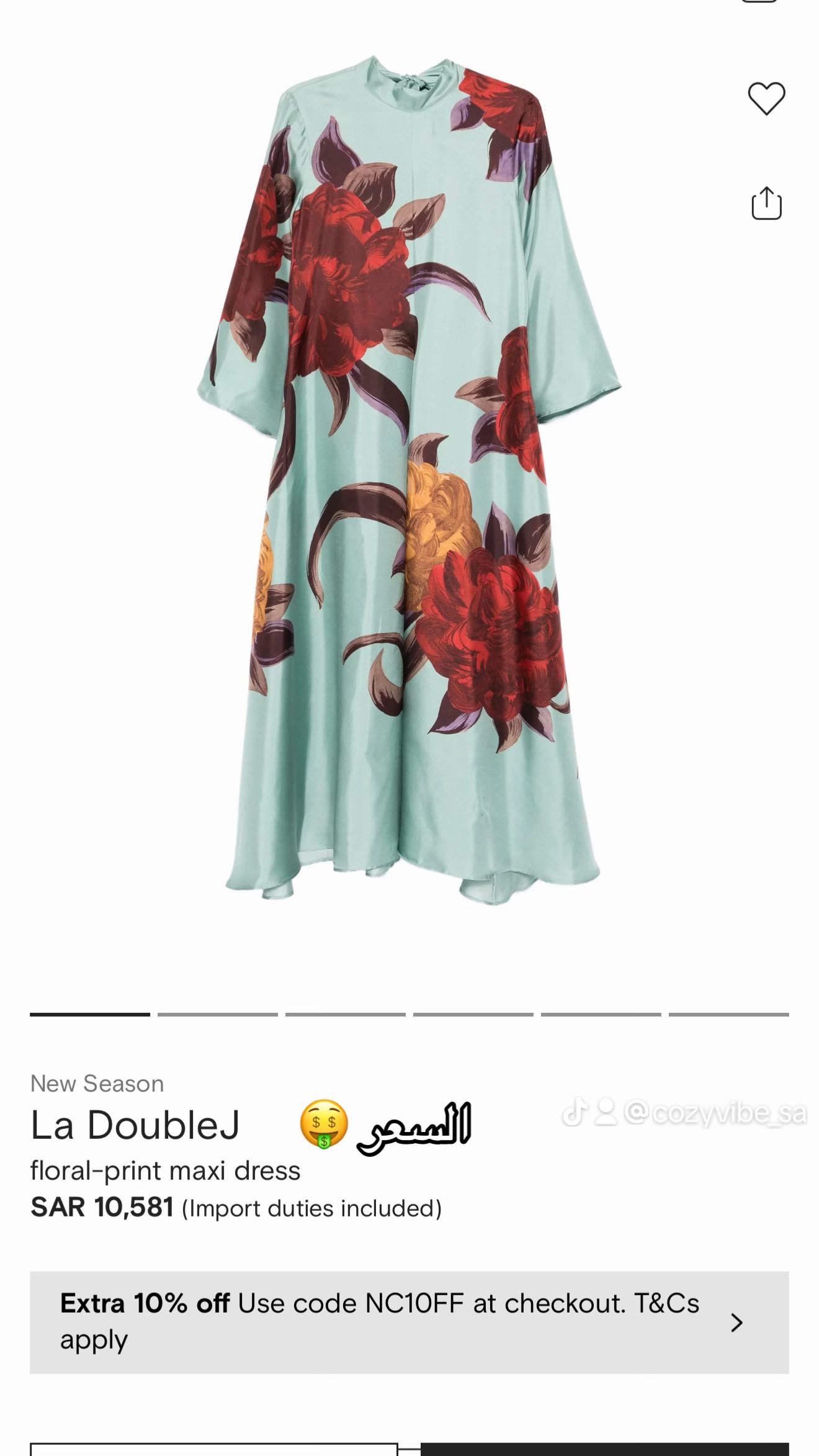La Double J silk maxi dress - Image 5