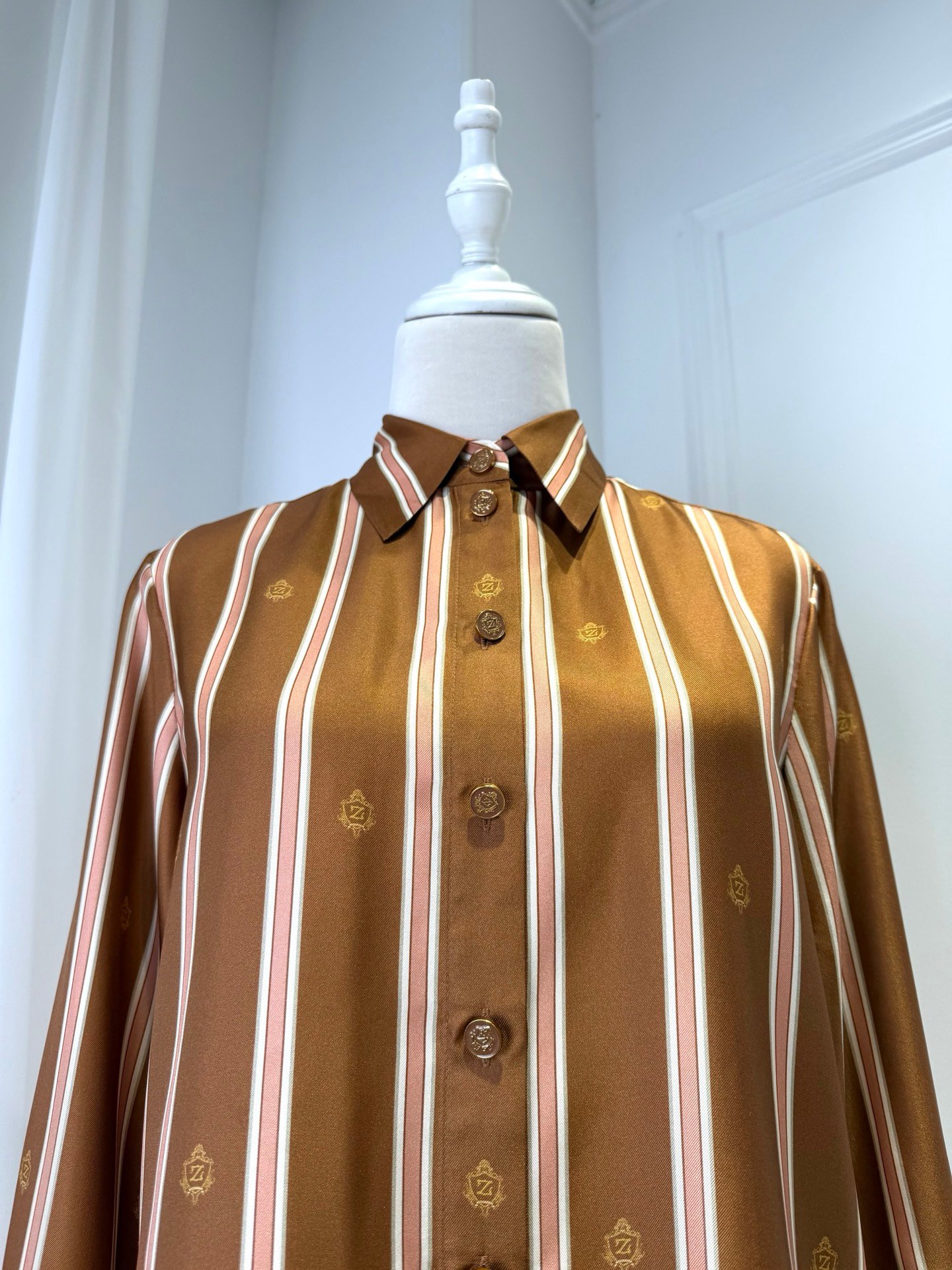 Silk striped shirt by زيمرمان - Image 4