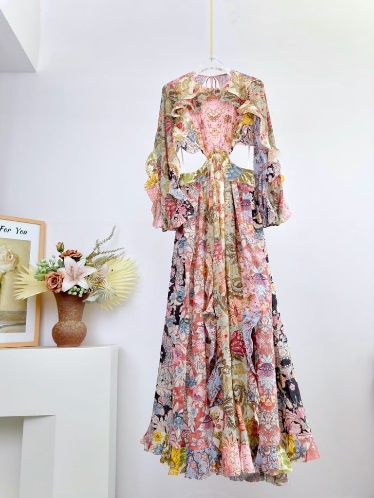 Floral backless dress زيمرمان - صورة 2