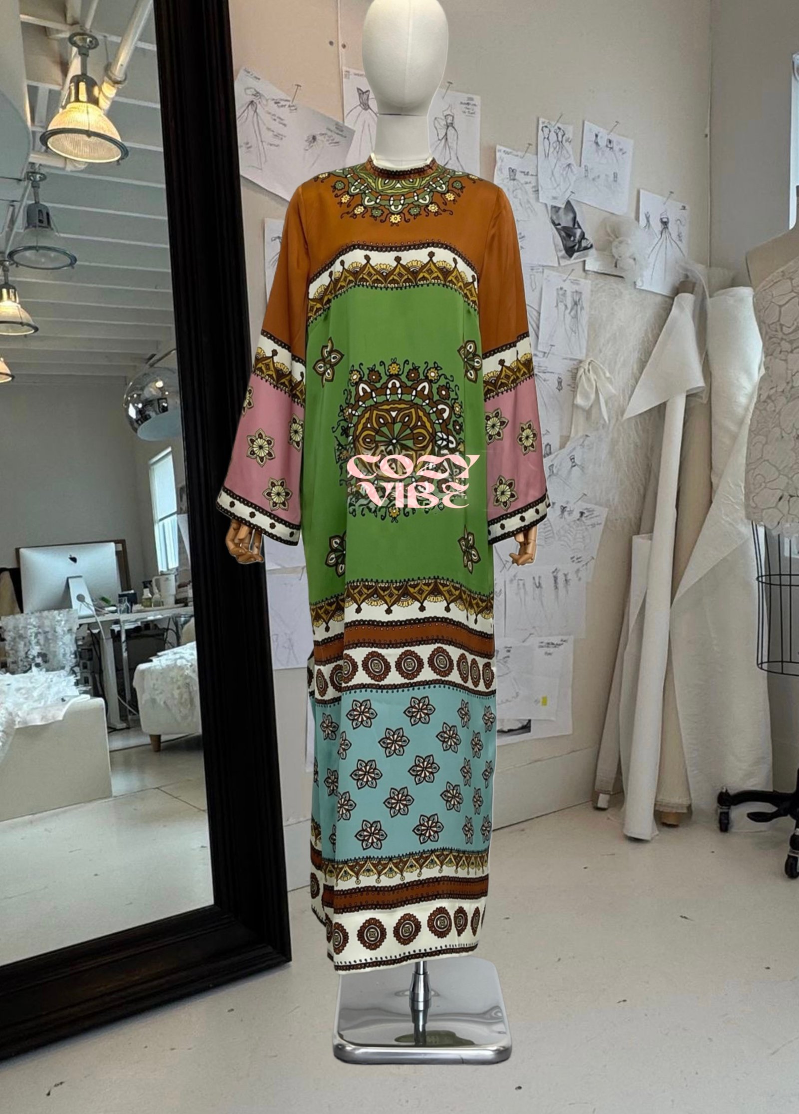 Silk Maxi Dress by Alemais - Image 2