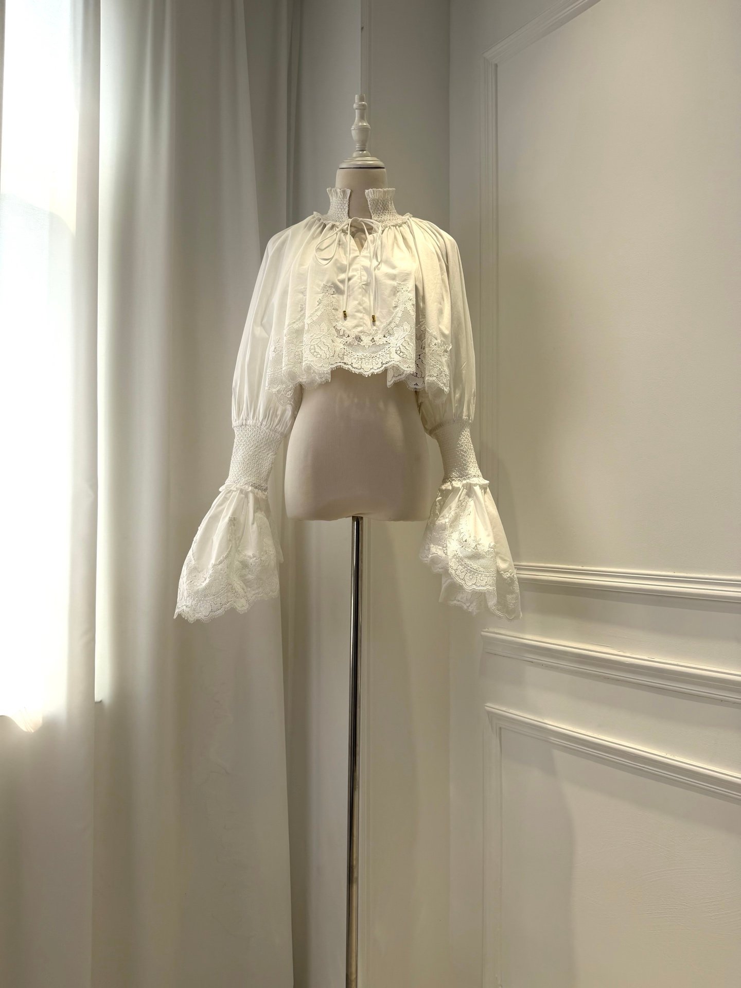 Lace cotton shirt by زيمرمان - Image 3