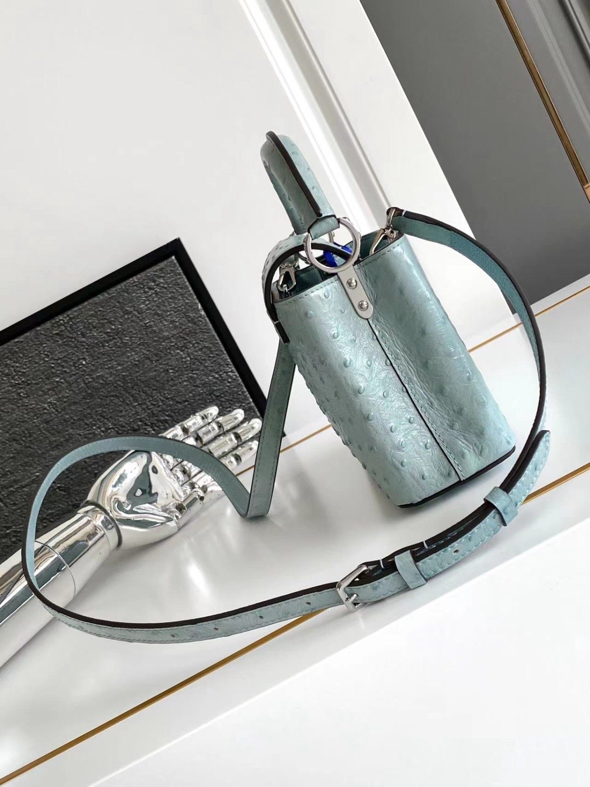 Ostrich baby blue LV - صورة 7