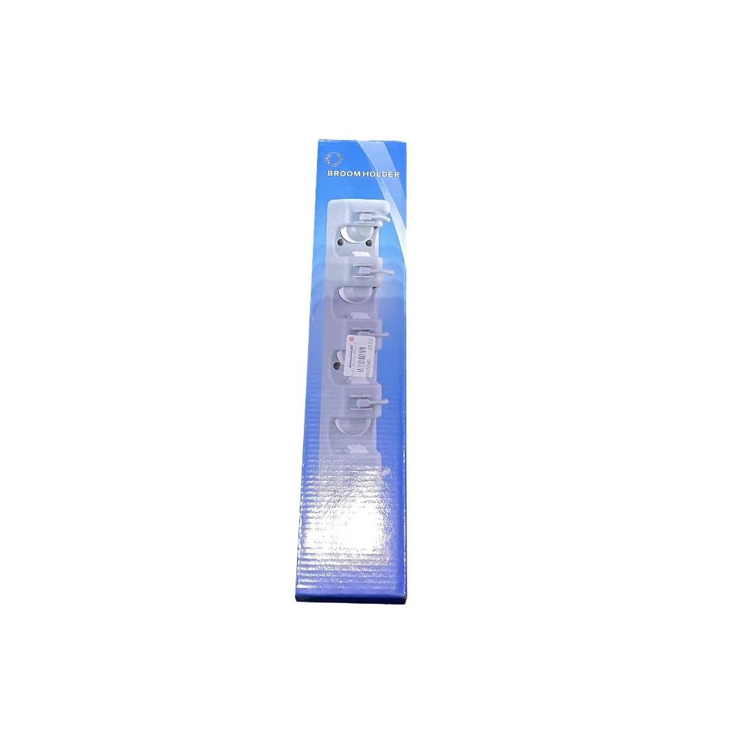 Wall-Mounted Broom and Mop Holder / Cleaning Tool Organizer - Image 2