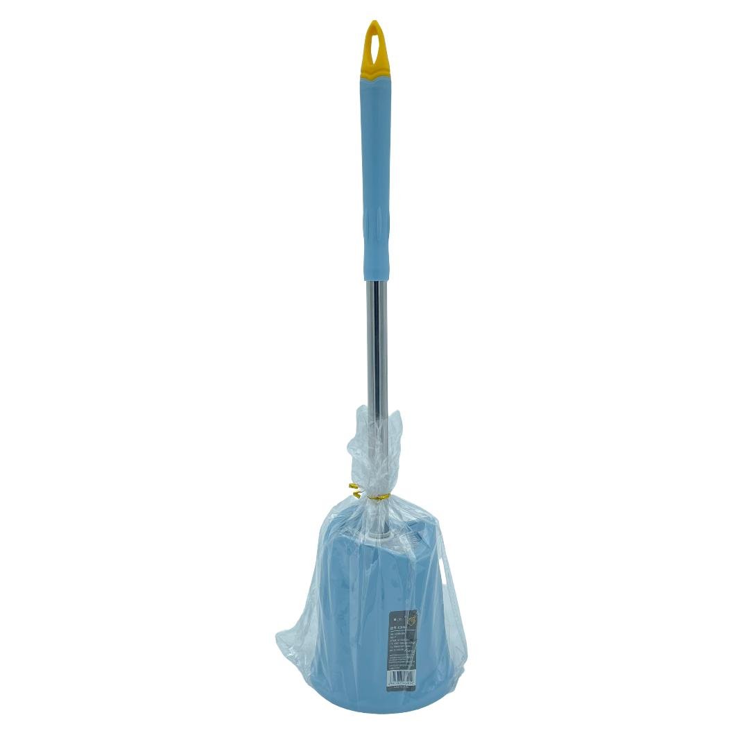 Toilet Cleaning Brush with Plastic Holder - Image 2
