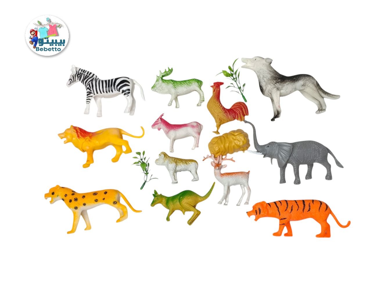 12pcs Animal Set -H41 \ 6904682001109 - Image 2