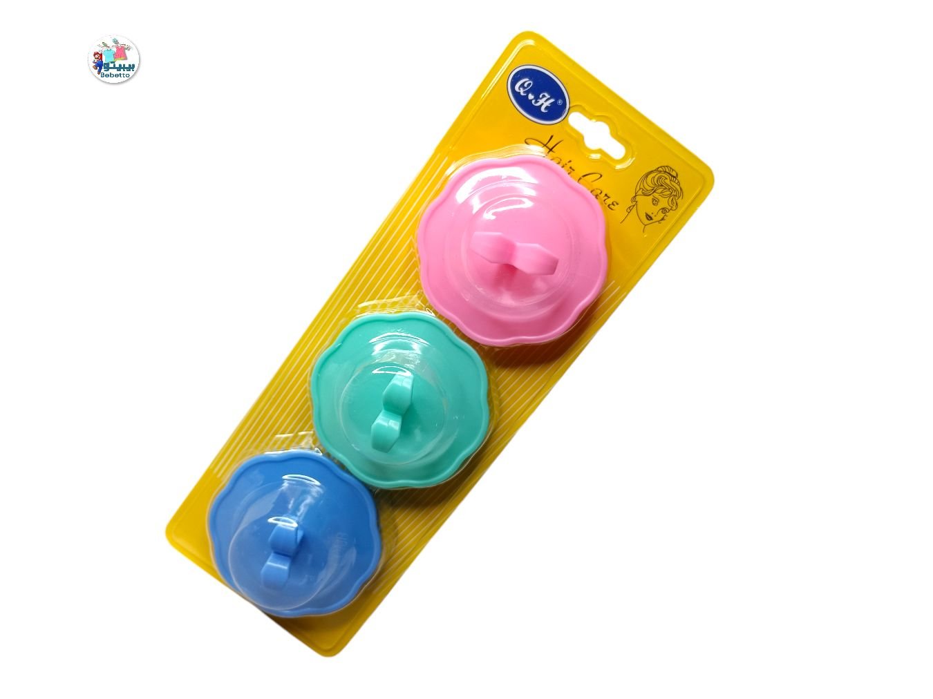 Scalp Shampoo Brush Scrubber Helps Remove Dandruff Promotes Hair Growth Head Massager Brush 3Pcs F34 \ E705402 - صورة 1
