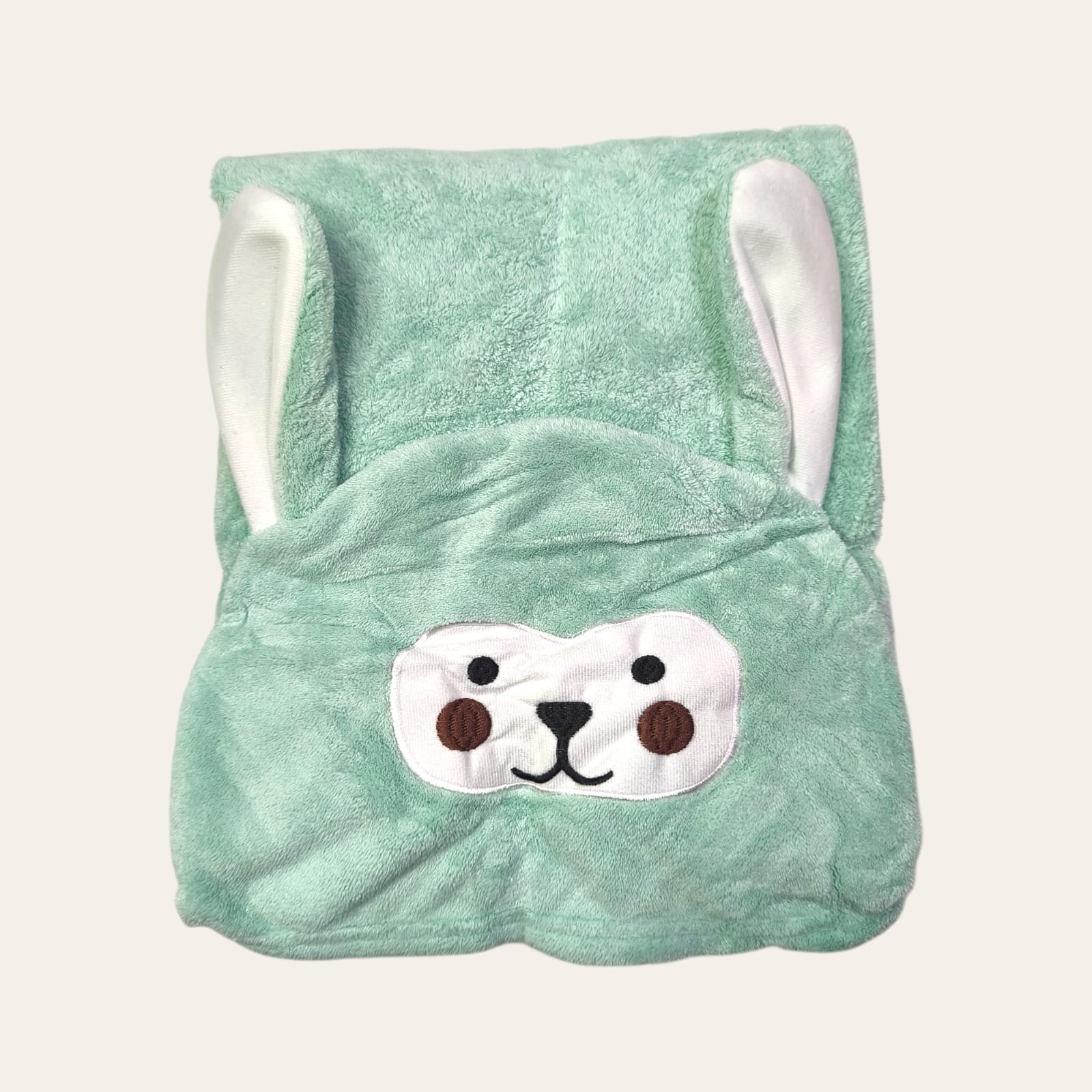 1pc Children's Bath Towel Cartoon Pattern Hooded Bathrobe Absorbent Kids' Bath Towel 1000A \ E072509 - صورة 2