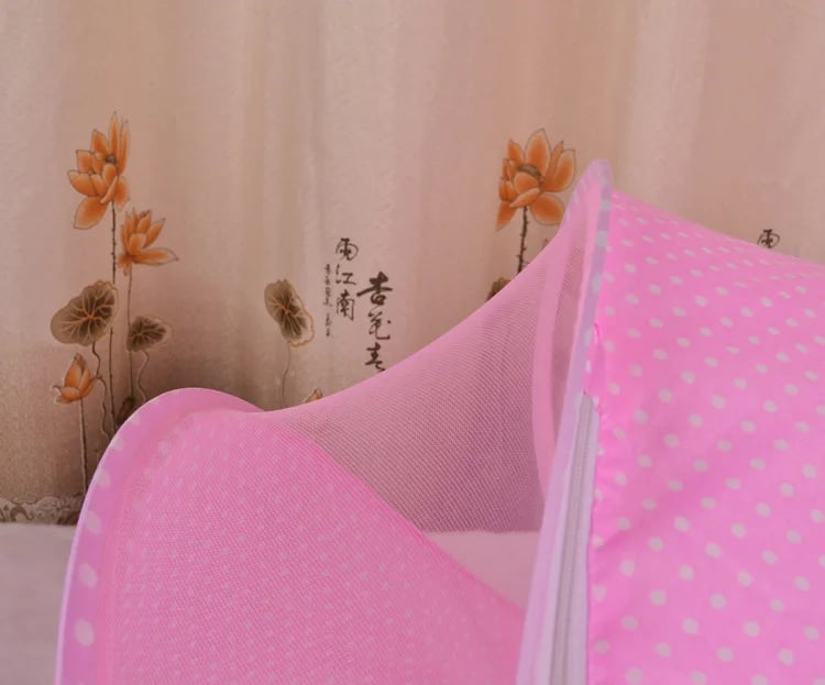 Portable Folding Baby Travel Bed Crib Netting Kids Cots Newborn Foldable Sleeping Bed Mosquito Net Play Tent House 1750B \ 21539 - Image 5