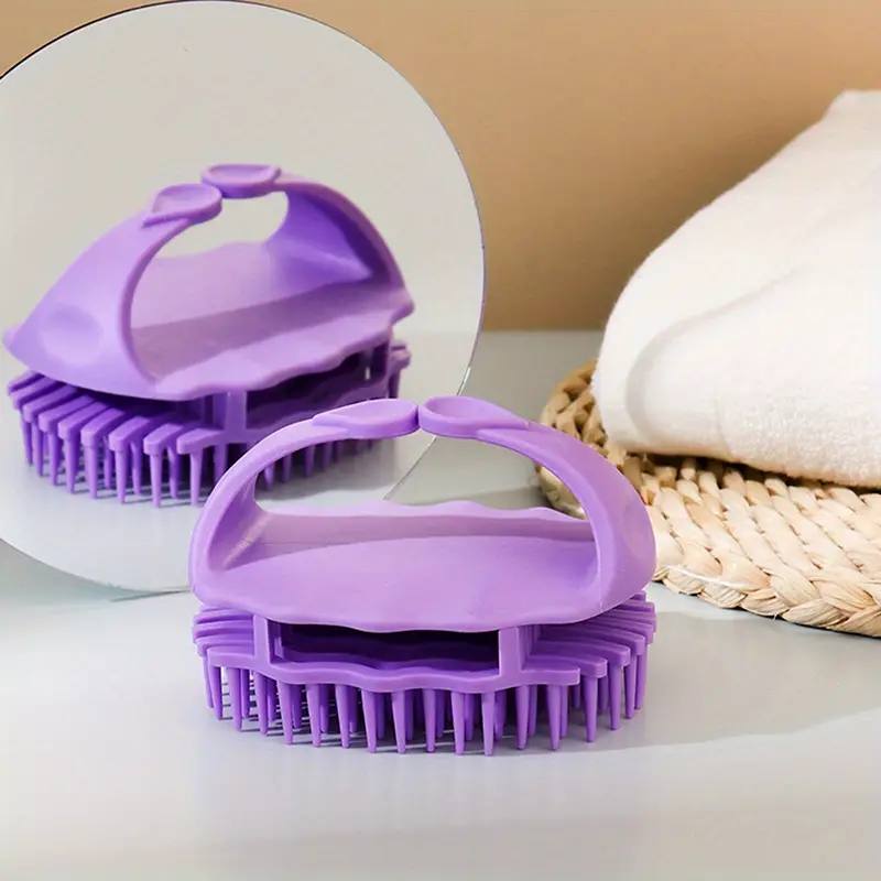 Scalp Massager Shampoo Brush, Scalp Brush For Hair Care, Silicone Scalp Exfoliator For Dandruff Removal, Scalp Care Scrubber For Both Wet Dry Hair, Suitable For Men & Women -B6 \ 6942772700570 - صورة 3