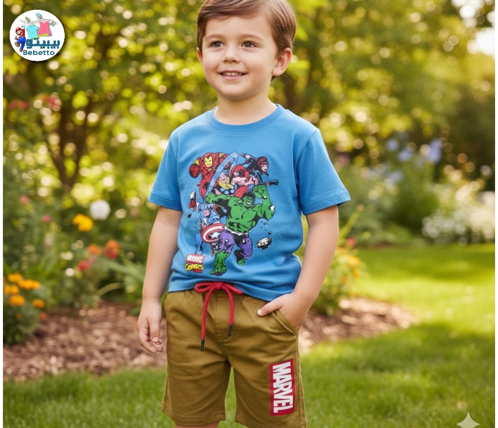 Bebetto t-shirt and shorts set 300E \ G114821 - Image 1