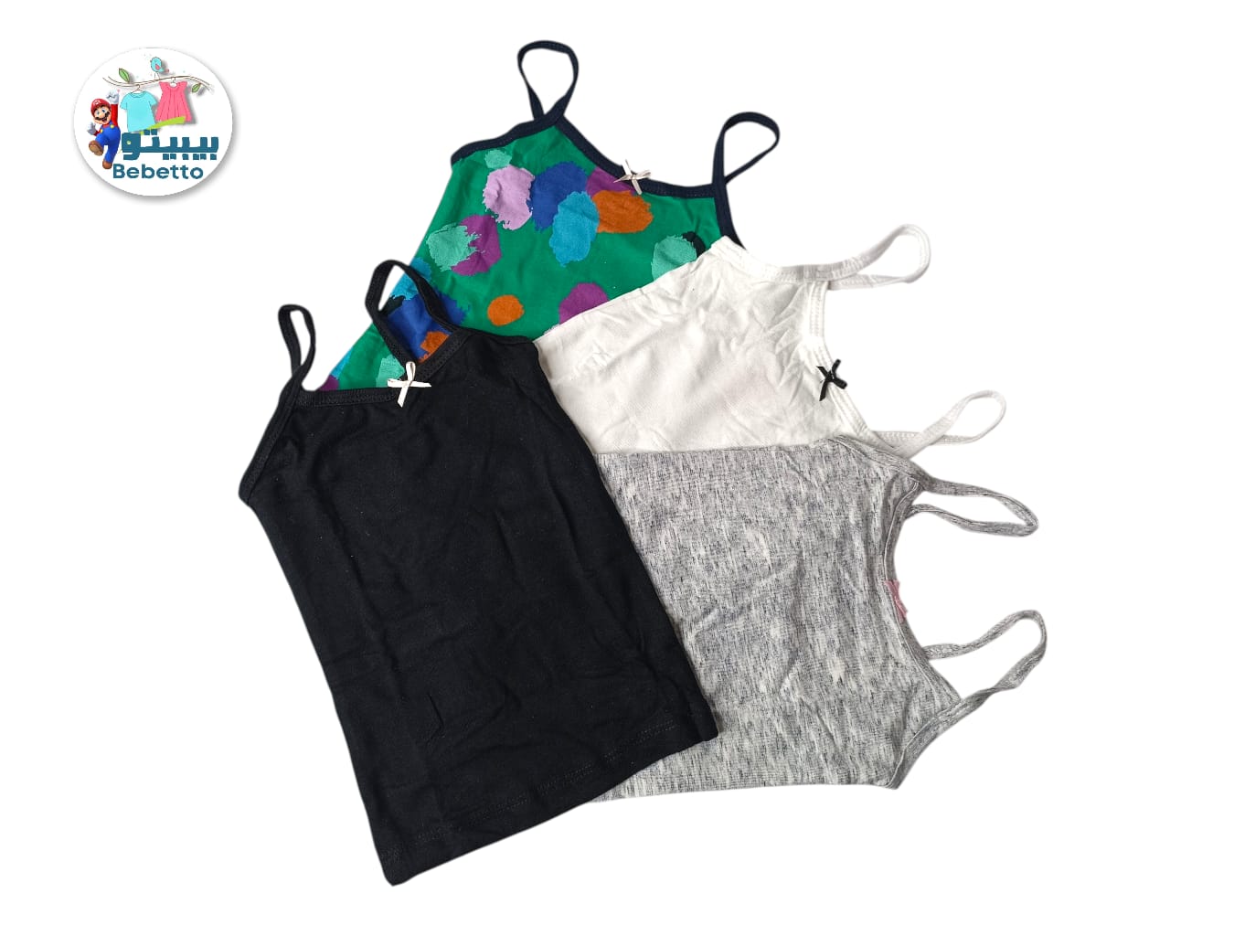Juniors Printed Vests 4pcs 50E \ F415820 - Image 1