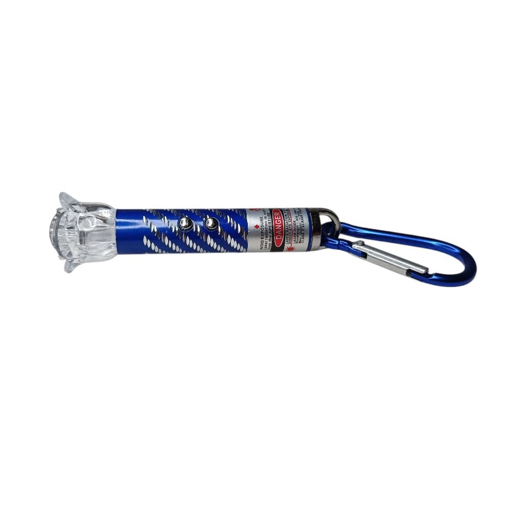 2in1 LED Flashlight With 5mW Red Laser Pointer D11 \ F010283 - Image 4
