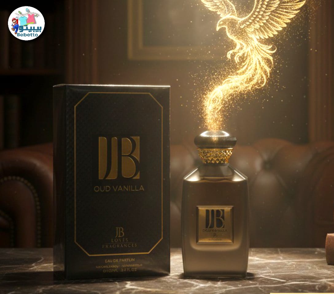 Fragrance World B-Satin Oud Eau De Parfum unisex perfume, featuring a warm, sophisticated blend of luxurious roses, creamy vanilla, and earthy agarwood 100ml A43 \ 6290361918739 - Image 1