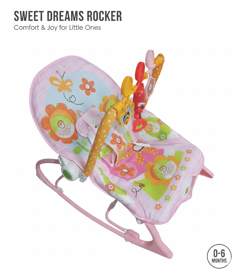 Sweet Dreams Rocker by Cici Love is a colorful baby rocking chair Y14 \ F1269244 - Image 2