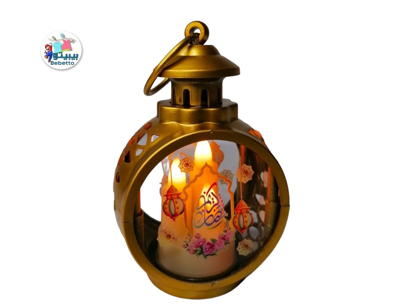 LED CANDLE LANTERN GOLDEN -Y2 \ E0208662 - Image 1
