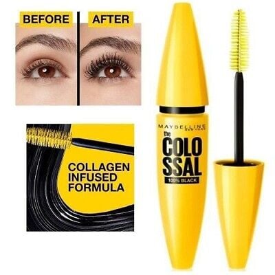 Maybelline New York Volum' Express The Colossal Mascara 100% Black 10.7ml B43 \ 30079847 - Image 9