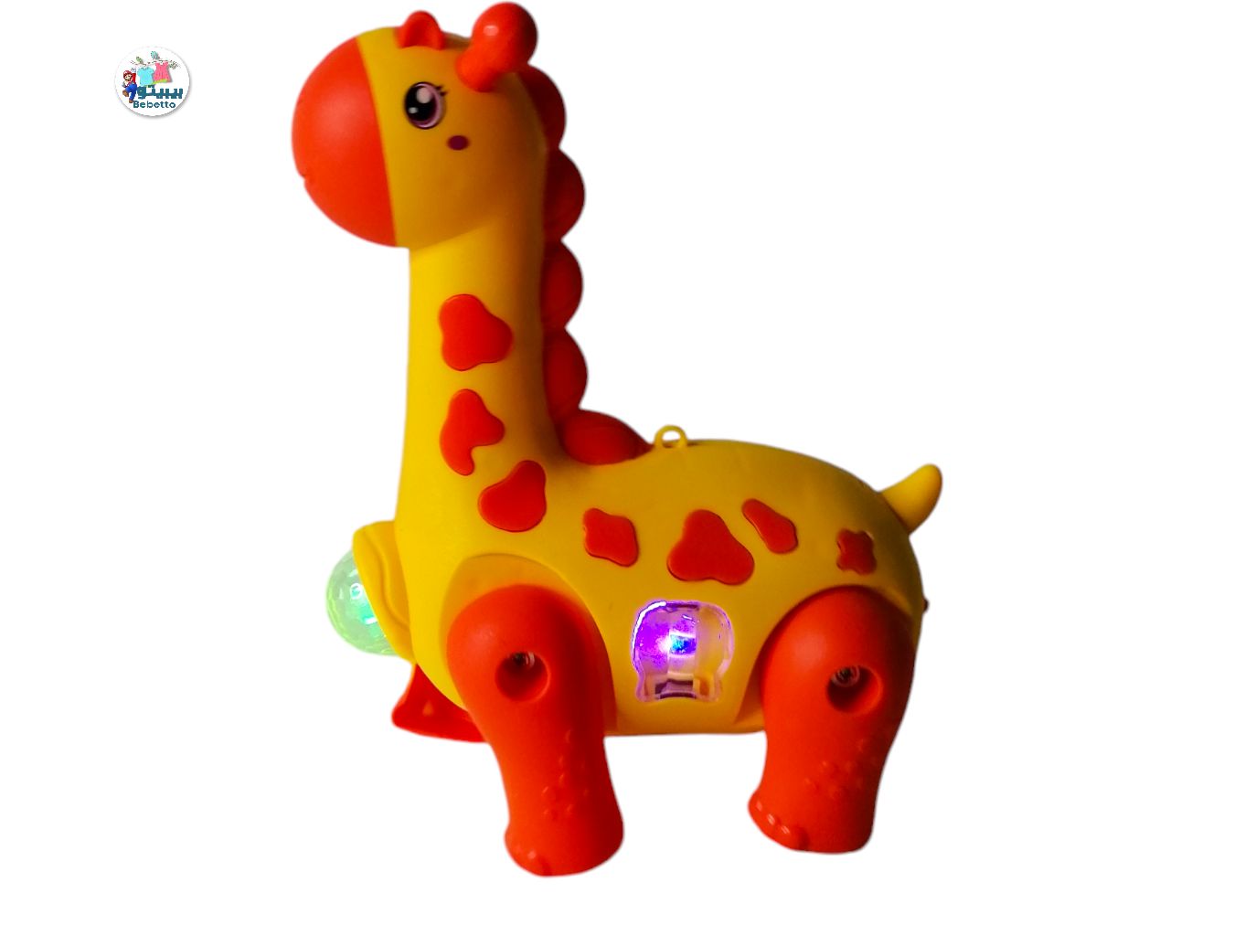 Battery operated light up toys led flashing dancing giraffe sensory baby toys with music -F34 \ E091121 - Image 1